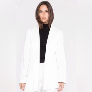 NWT Ripley Rader White PONTE KNIT OVERSIZED BLAZER size medium